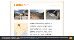 Desktop Screenshot of ladakh.fr